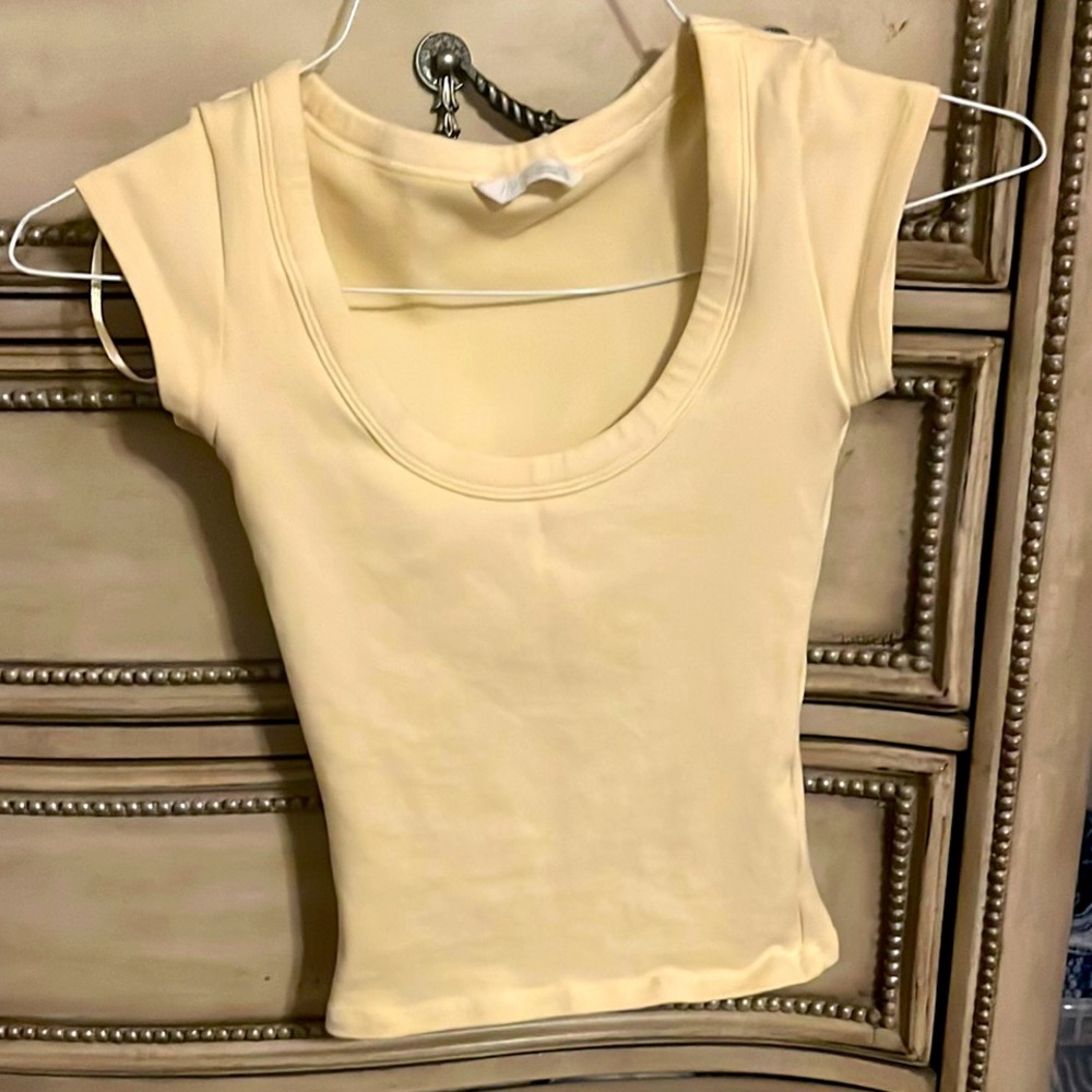 Zara Butter Yellow Tee